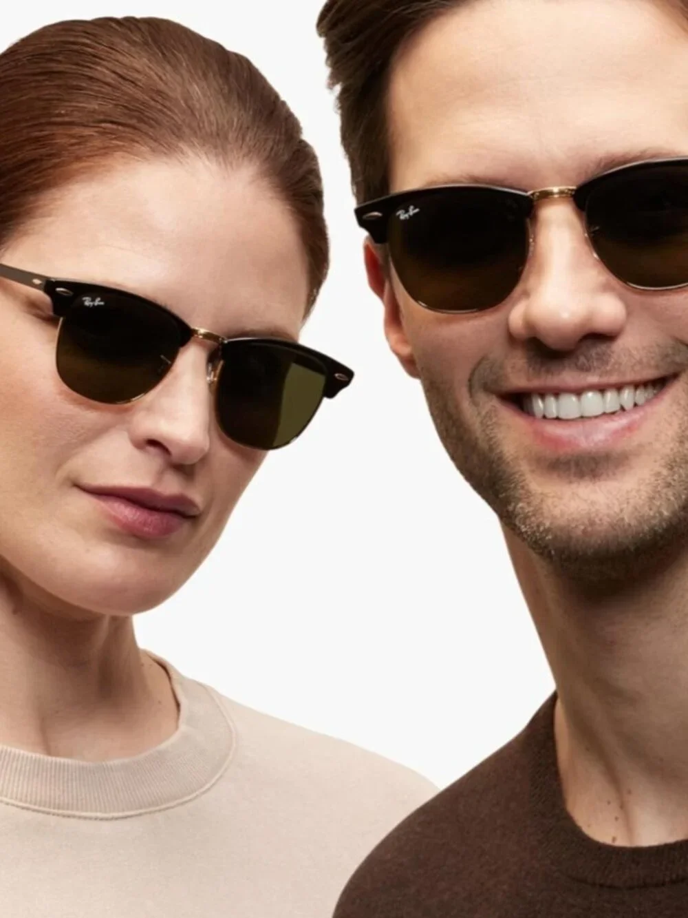 Ray-Ban Clubmaster Polarized Sunglasses RB3016 Black Gold Classic G15 Lenses w/ - Picture 2 of 13